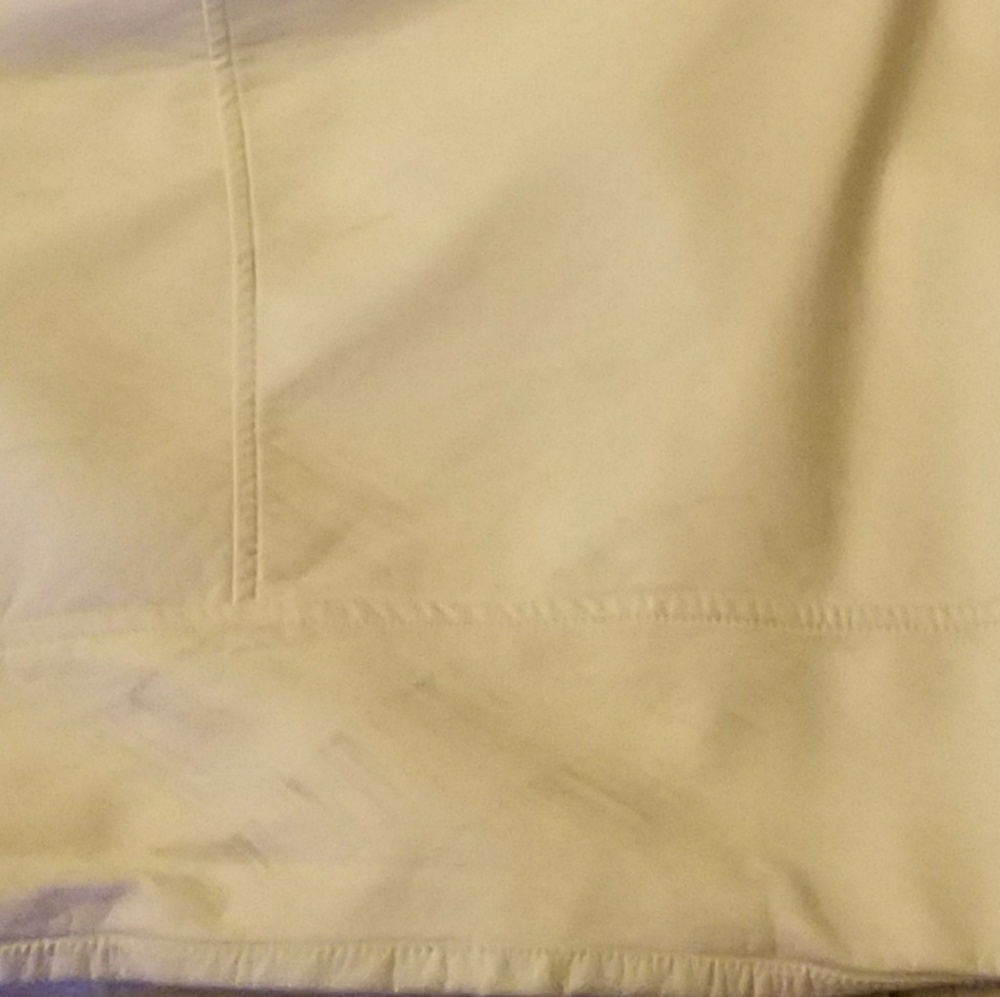 Winter white  faux leather zip jacket